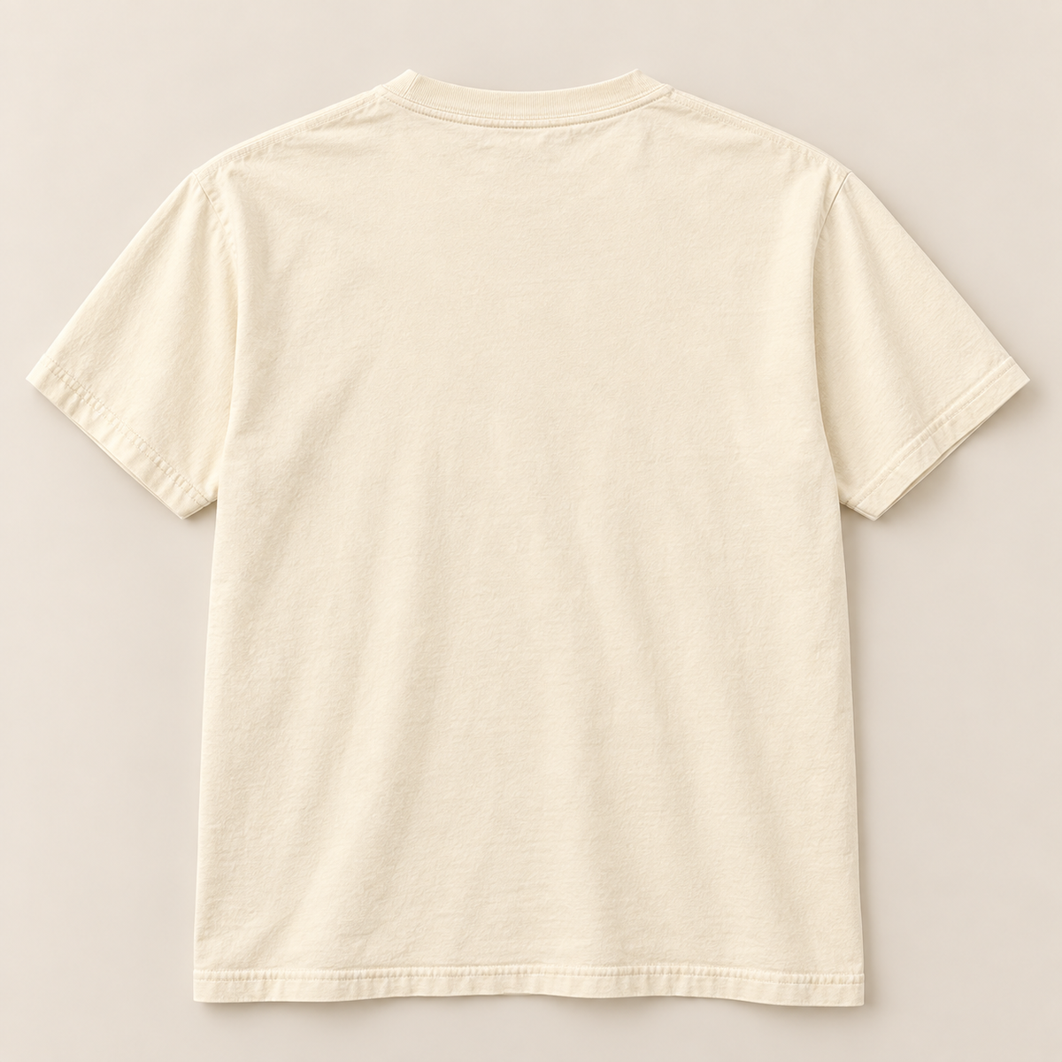 Who Invited Him? ivory T-shirt blank back