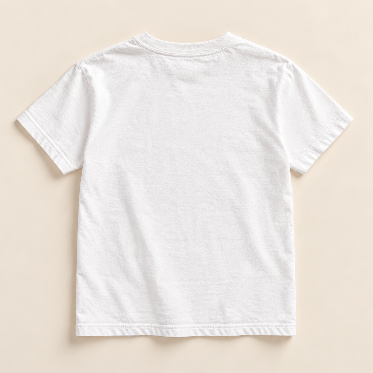 Dino Nuggets Attack white Comfort Colors youth tee blank back