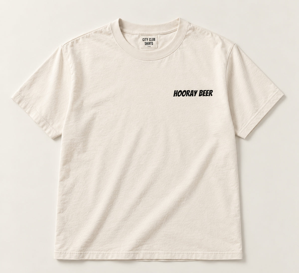 Football Sundays ivory tee front