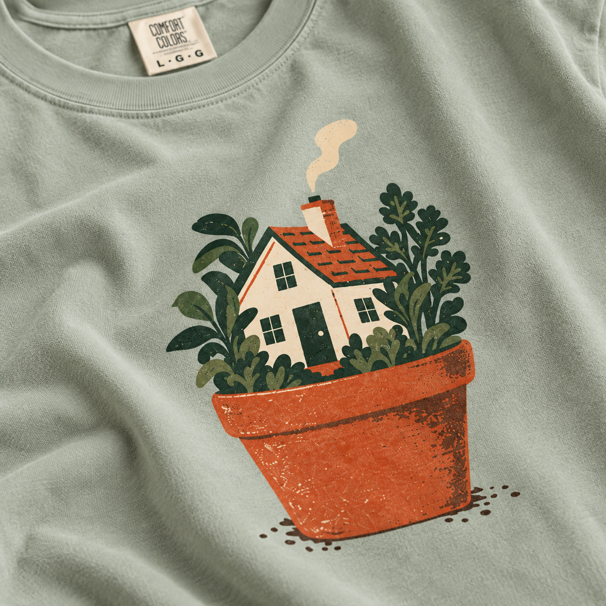 Houseplant graphic detail
