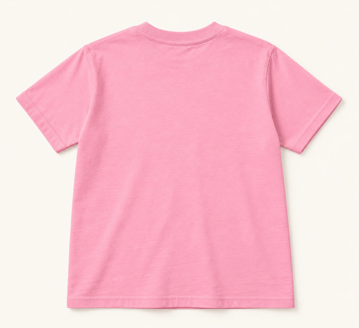 No Probllama kids pink graphic tee blank back