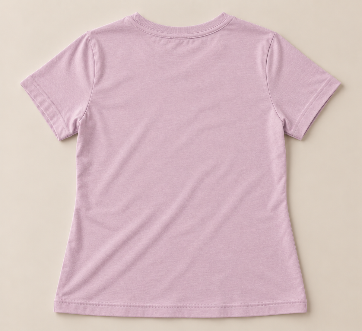 Light Violet women's tee blank back