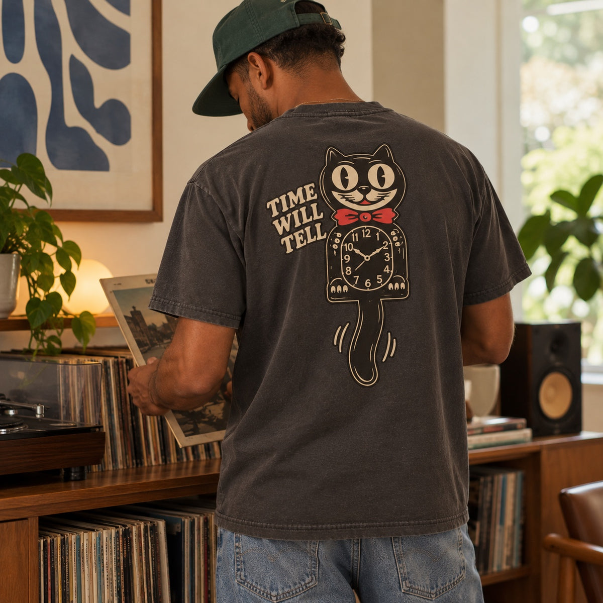 Time Will Tell graphic tee lifestyle