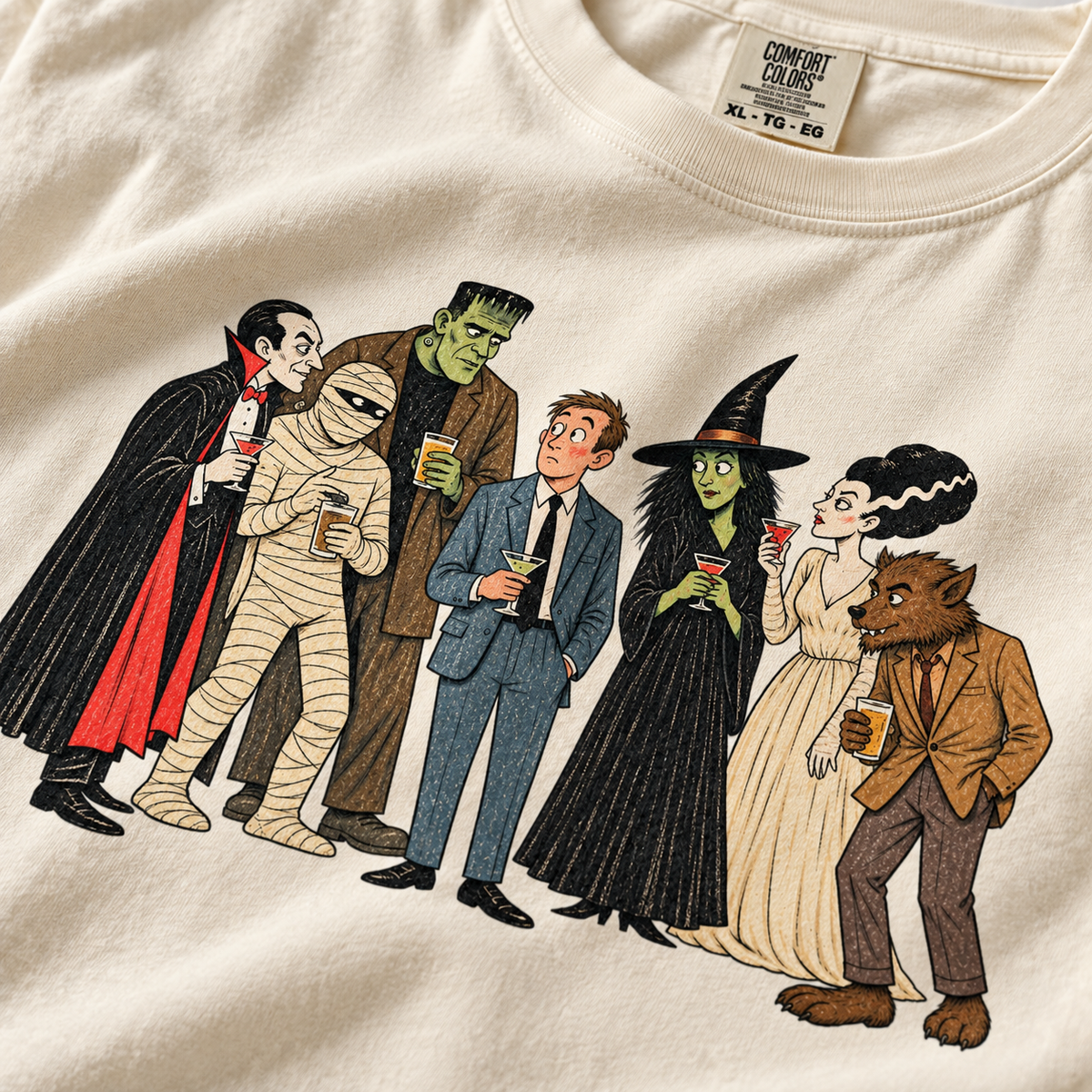 Who Invited Him? graphic print detail
